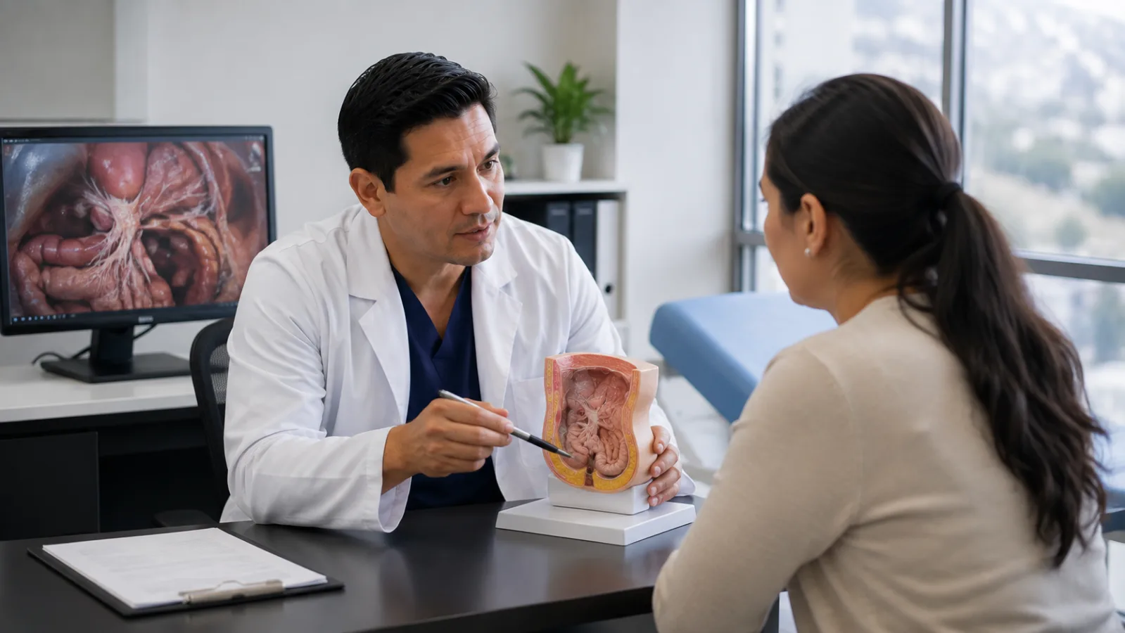 Consulta para tratamiento de adherencias abdominales en Puebla